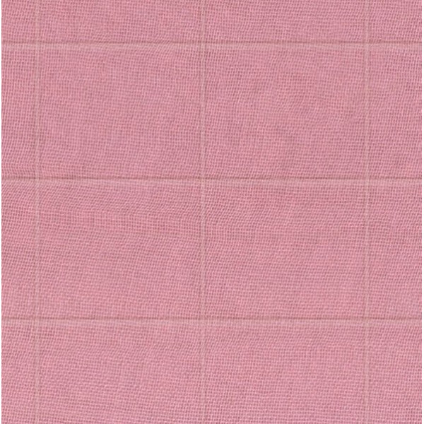 FRALDA QUADRICULADO GRANDE 9 X 9 - CARE LISA - ROSE - ( 2035 - FLOW SUAVE ) - JH4 - C 0,50m X 0,75m