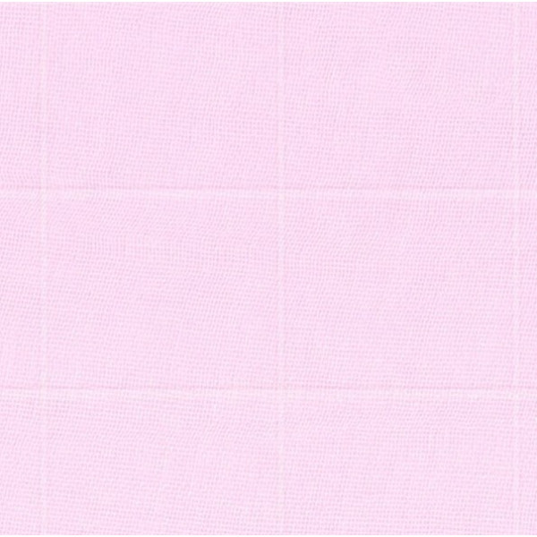 FRALDA QUADRICULADO GRANDE 9 X 9 - CARE LISA - ROSA - ( 2204 - FLOW SUAVE ) - JH4 - C 0,50m X 0,75m
