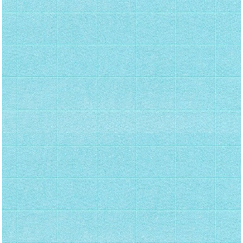 FRALDA QUADRICULADO GRANDE 9 X 9 - CARE LISA - AZUL BEBE- ( 3542 - FLOW SUAVE ) - JH4 - C