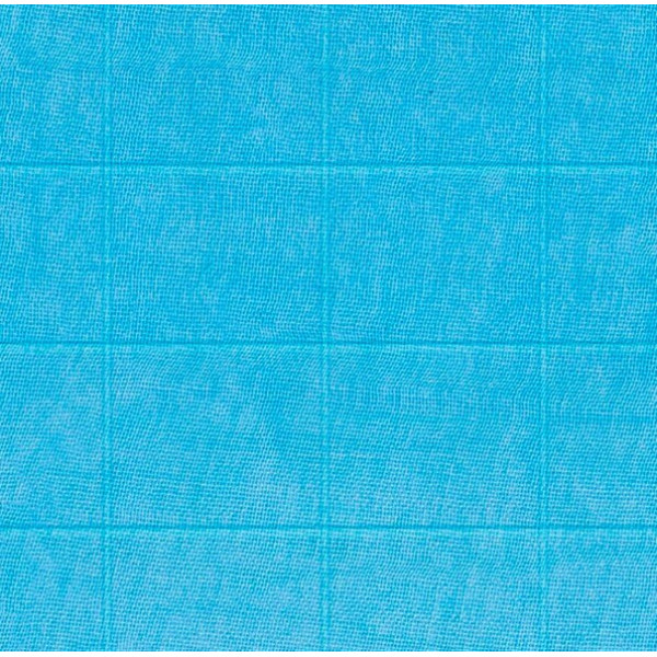 FRALDA QUADRICULADO GRANDE 9 X 9 - CARE LISA - AZUL BAMBINO - ( 3543 - FLOW SUAVE ) - JH4 - C 0,50m X 0,75m