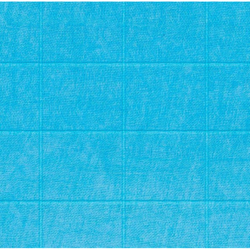 FRALDA QUADRICULADO GRANDE 9 X 9 - CARE LISA - AZUL BAMBINO - ( 3543 - FLOW SUAVE ) - JH4 - C