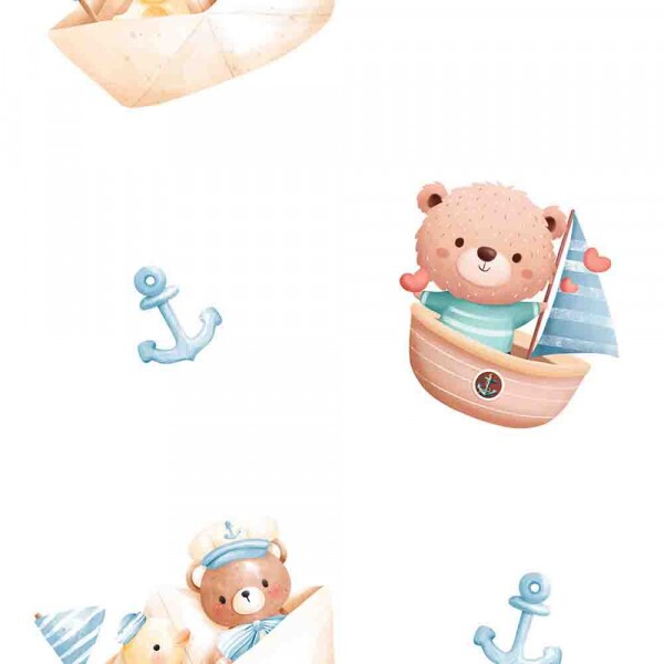COLEÇÃO TWO BABY - TRIC.EST. DIGITAL - URSO NO BARCO - 95762-001