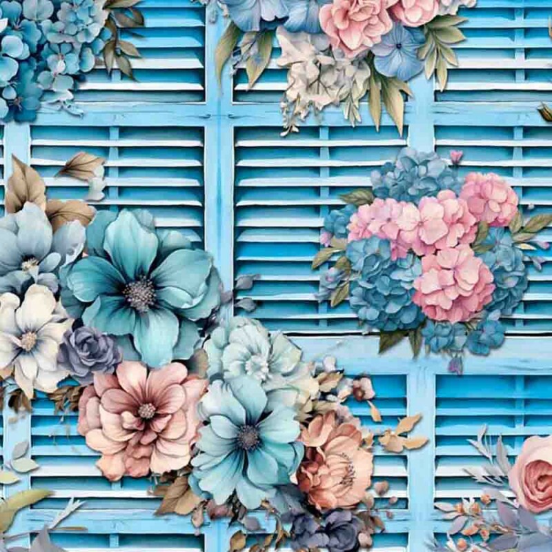 COL/ DIGITAL- SAINT TROPEZ BY JOANA BORGA -TRIC. EST. VENEZIANA C/ HORTENCIA - ( 84216 VAR,01) - C COL/ DIGITAL- SAINT TROPEZ BY JOANA BORGA -TRIC. EST. VENEZIANA C/ HORTENCIA - ( 84216 VAR,01) - C