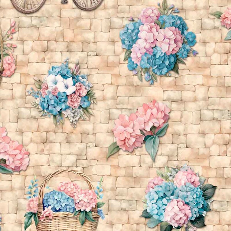 COL/ DIGITAL- SAINT TROPEZ BY JOANA BORGA -TRIC. EST. BICICLETA C/ FLORES- ( 84213 VAR,01) - C COL/ DIGITAL- SAINT TROPEZ BY JOANA BORGA -TRIC. EST. BICICLETA C/ FLORES- ( 84213 VAR,01) - C