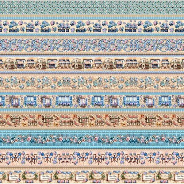 COL/ DIGITAL- SAINT TROPEZ  BY JOANA BORGA -TRIC. EST. BARRADOS DE FAIXAS - ( 84217 VAR,01) - C