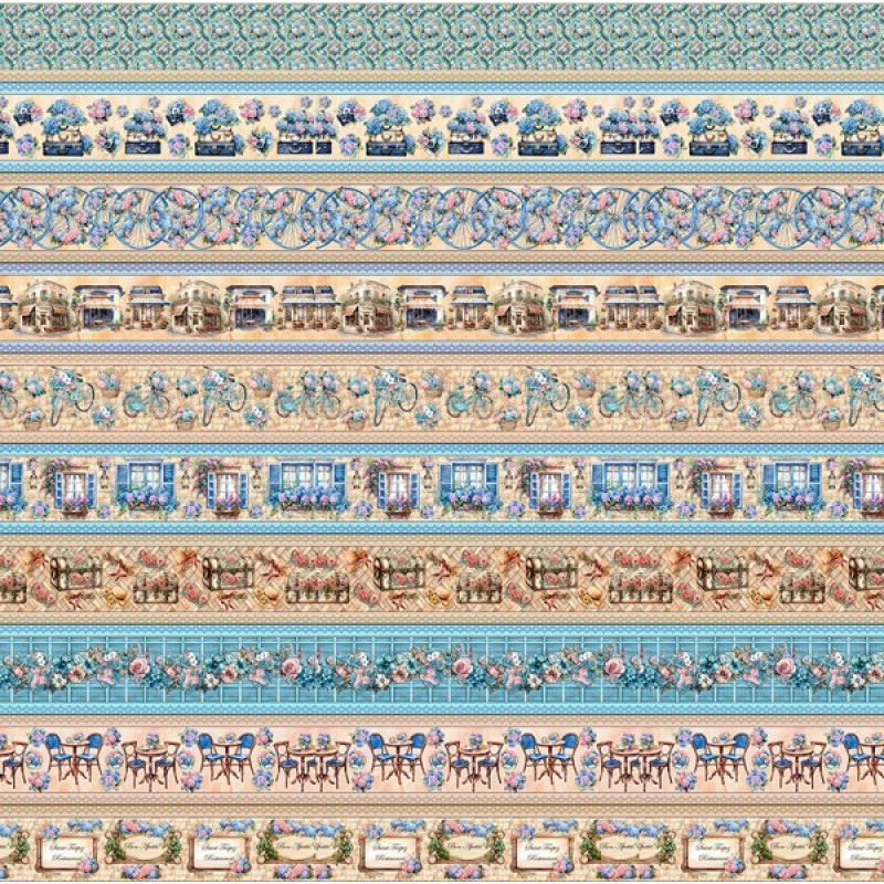 COL/ DIGITAL- SAINT TROPEZ  BY JOANA BORGA -TRIC. EST. BARRADOS DE FAIXAS - ( 84217 VAR,01) - C