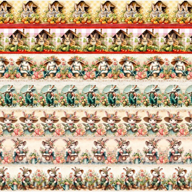 COLEÇÃO PÁSCOA JUARI SOUZA - TRIC. EST. COELHO ELEGANTE - BARRADO - 93429-001