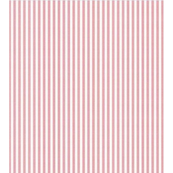 TRICOLINE FIO TINTO LISTRADO 3 MM VERMELHO CLARO - 100% ALGODÃO