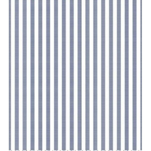 TRICOLINE FIO TINTO LISTRADO 5 MM MARINHO - 100% ALGODÃO