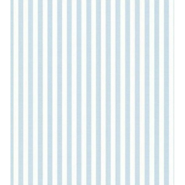 TRICOLINE FIO TINTO LISTRADO 5 MM AZUL BEBÊ - 100% ALGODÃO