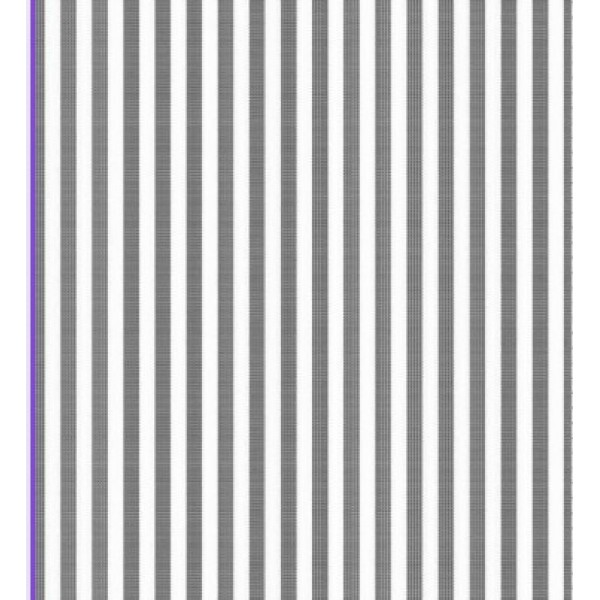 TRICOLINE FIO TINTO LISTRADO 5 MM PRETO - 100% ALGODÃO