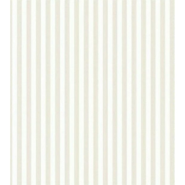 TRICOLINE FIO TINTO LISTRADO 5 MM BEGE - 100% ALGODÃO