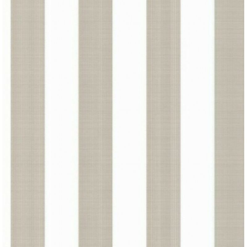 TRICOLINE FIO TINTO LISTRADO 2 CM BEGE ESCURO - 100% ALGODÃO- 0,50m X 1,50m