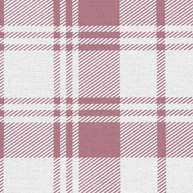 LINHO EST. XADREZ TARTAN ROSA ANTIGO - 75% ALG. 17% VISC. 8% LINHO