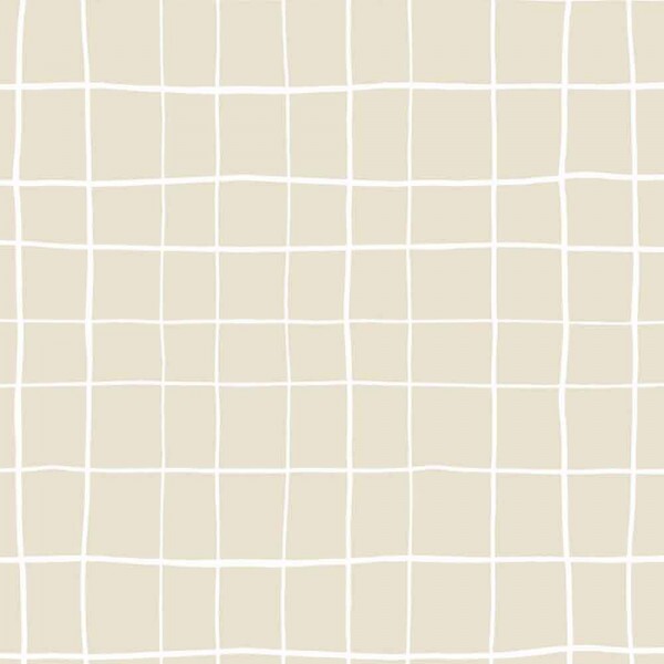COLEÇÃO GEOMETRICOS - BASICS  - POR MARIANA CURTI - MINI GRID BEGE - M