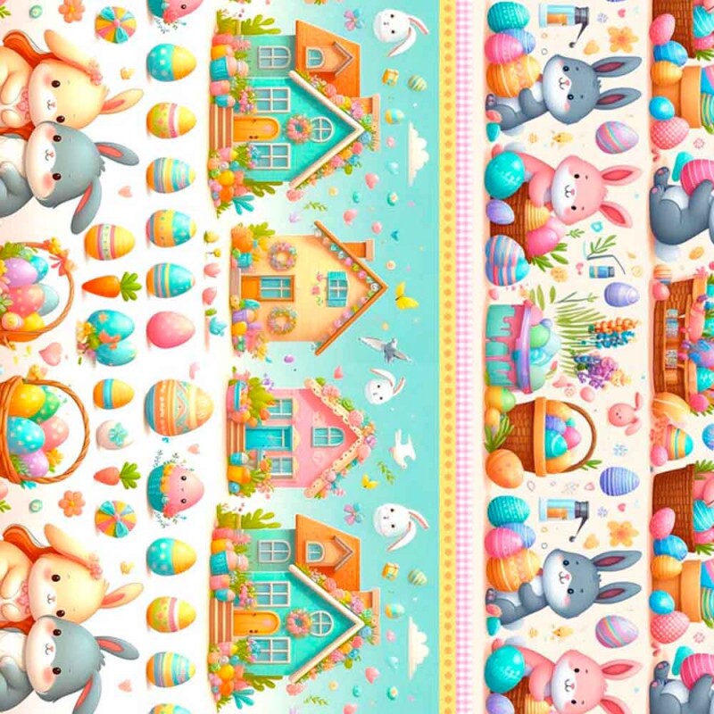 COLEÇÃO CUTE BUNNIES PASCOA 2025  - TRIC. EST. DIGITAL - BARRADO - ST4 - 91442-001