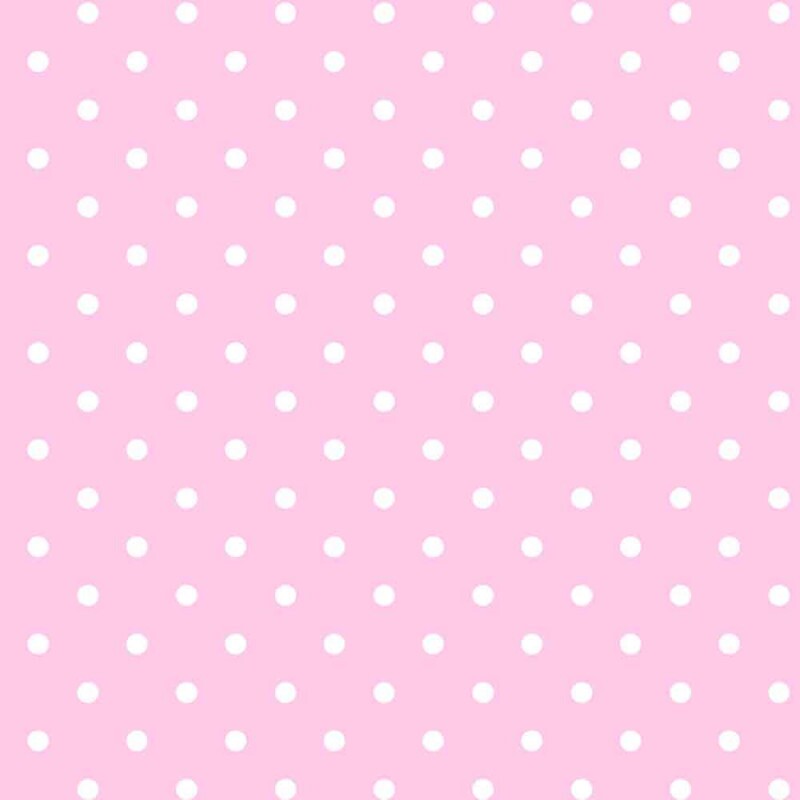 COLEÇÃO POA - TRICOLINE EST. POA BRANCO FUNDO ROSA BEBE - R