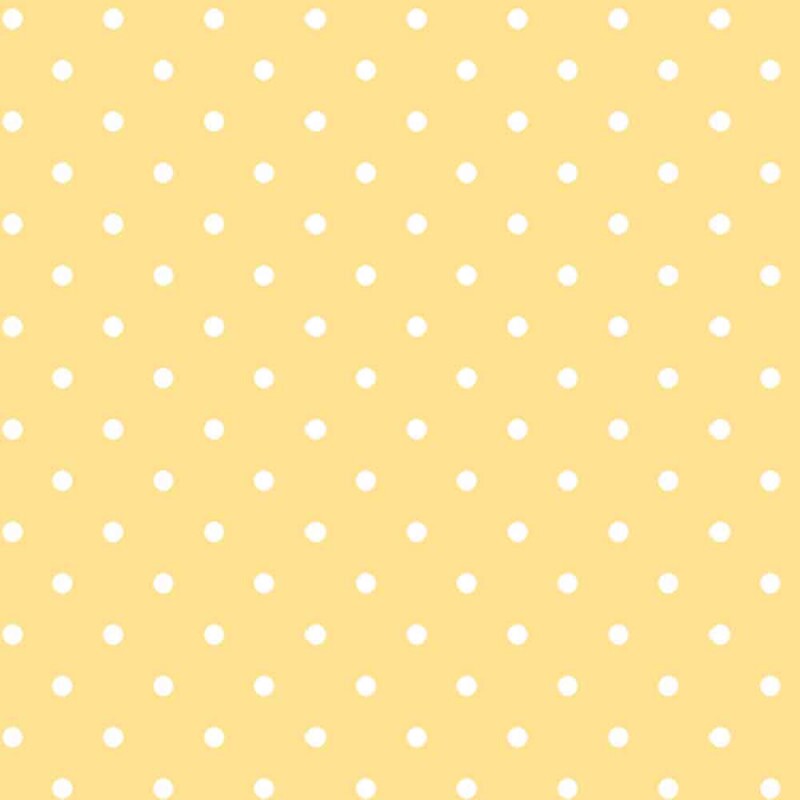 COLEÇÃO POA - TRICOLINE EST. POA BRANCO FUNDO AMARELO CLARO - R