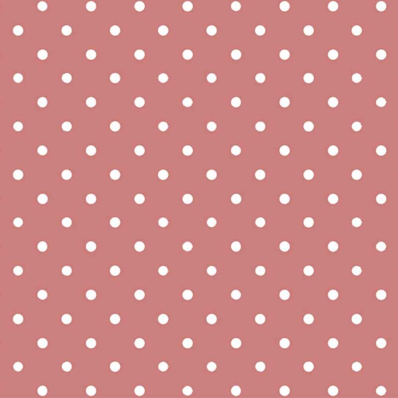 COLEÇÃO POA - TRICOLINE EST. POA BRANCO FUNDO BLUSH - R