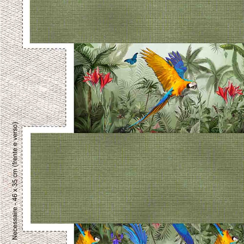 COLEÇÃO PANTANAL - TRIC. EST - DIGITAL -  NECESSAIRE PANTANAL - ( .80398.VAR,01 ) -( E10083 )