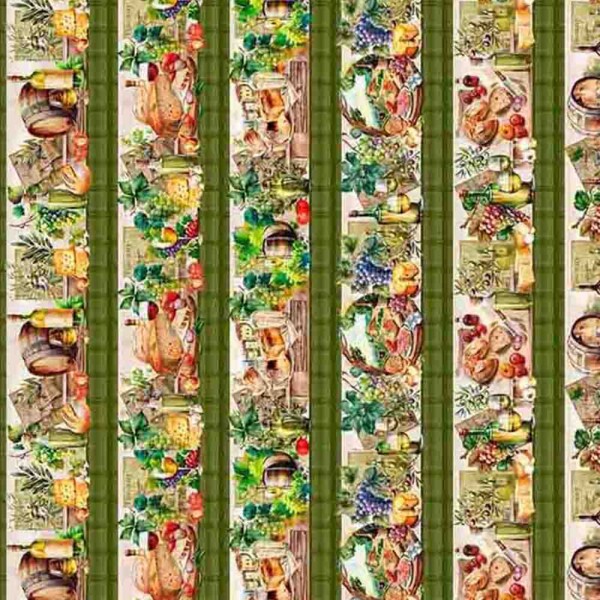 COLEÇÃO TOSCANA DIGITAL-TRIC.EST- BARRADOS TOSCANA OLIVA DE FAIXA - 1,48m x 18,5cm - ( 80400 VAR,01 ) - C