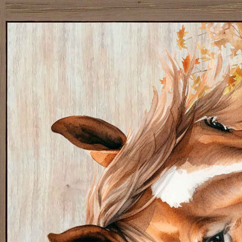 COLEÇÃO  HORSES - TRIC.DIGITAL - ALMOFADAS CAVALOS - ( 46,50cm X 46,50cm ) - ( 82846 ) - C
