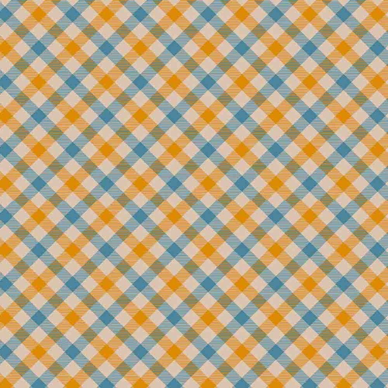 COLEÇÃO XADREZ ENVIESADO - TRIC EST DIGITAL - LARG 1,50 - AMARELO E AZUL - 94700-002