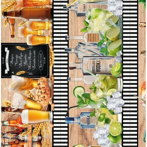 COLEÇÃO - POR PANO PRA MANGGA - TRIC. EST. DIGITAL - BAR BEBIDAS 93776-001