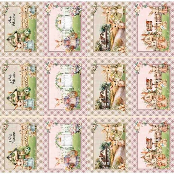 DZ25 - TRICOL. COLEÇÃO PANO PRA MANGGA - PASCOA 2026 - JOGO AMERICANO II - 100% ALGODÃO 04269-001