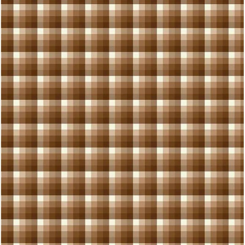 NV25 - TRICOL. COLEÇÃO PANO PRA MANGGA - XADREZ MARROM - 100% ALGODÃO - 03914-001 NV25 - TRICOL. COLEÇÃO PANO PRA MANGGA - XADREZ MARROM - 100% ALGODÃO - 03914-001