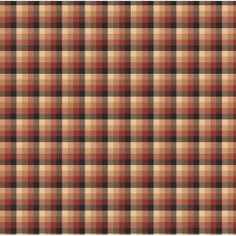 NV25 - TRICOL. COLEÇÃO PANO PRA MANGGA - XADREZ MARROM COM VERMELHO - 100% ALGODÃO - 03915-001 NV25 - TRICOL. COLEÇÃO PANO PRA MANGGA - XADREZ MARROM COM VERMELHO - 100% ALGODÃO - 03915-001