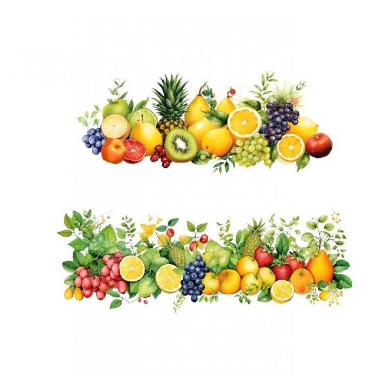 TRANSFER TEXTIL PASSE E CRIE - FRUTAS