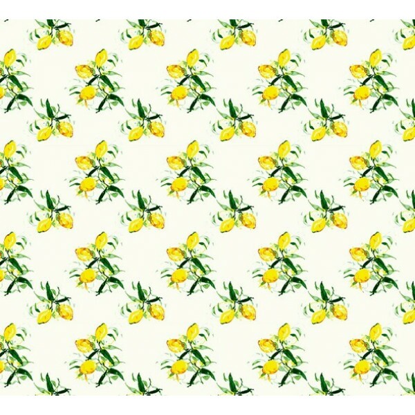 COLEÇÃO FLORATTA -  POE NA MESA DECOR - SARJA EST. HIDRORREPELENTE - LIMÃO - 90591-001