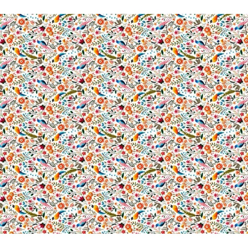 COLEÇÃO PASSAROS - SARJA DIGITAL EST. HIDRORREPELENTE - PASSAROS - 85321-001