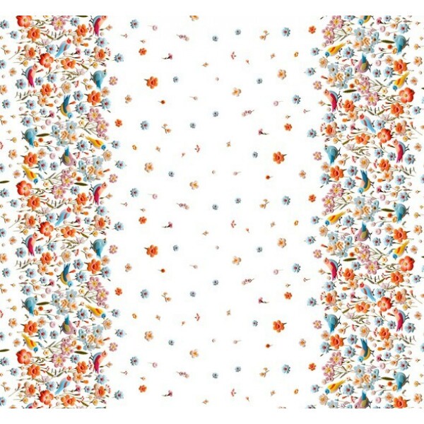 SARJA DIGITAL HIDRORREPELENTE - BARRADO PASSAROS- 100% ALGODÃO 85320/001