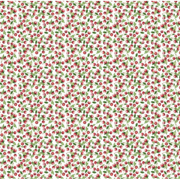 COLEÇÃO CAPSULA CHERRIES - SARJA DIGITAL EST. HIDRORREPELENTE - CEREJAS - ( 87337 var,01 ) - C