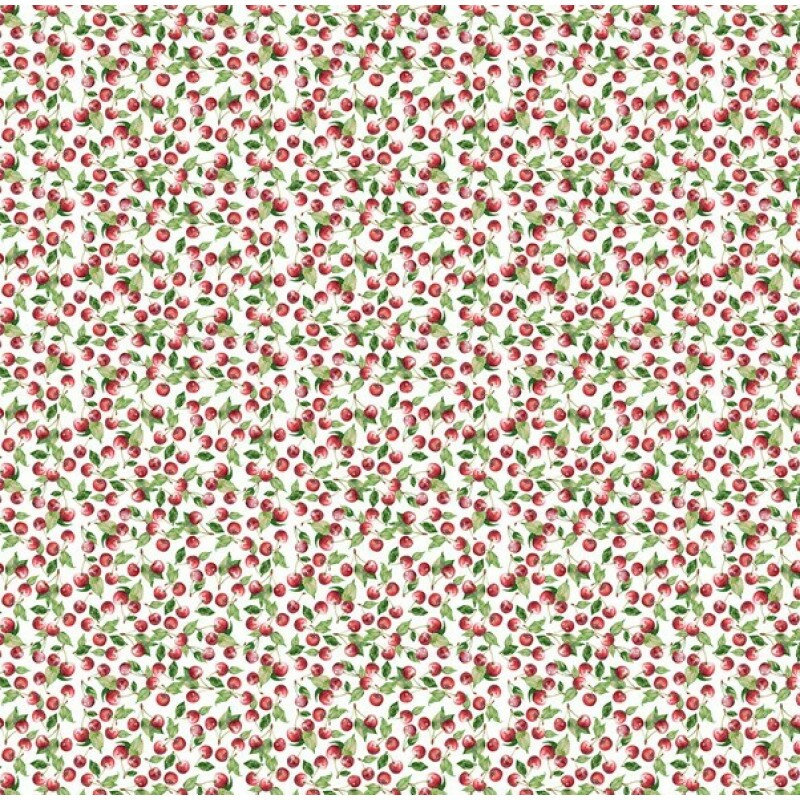 COLEÇÃO CAPSULA CHERRIES - SARJA DIGITAL EST. HIDRORREPELENTE - CEREJAS - ( 87337 var,01 ) - C