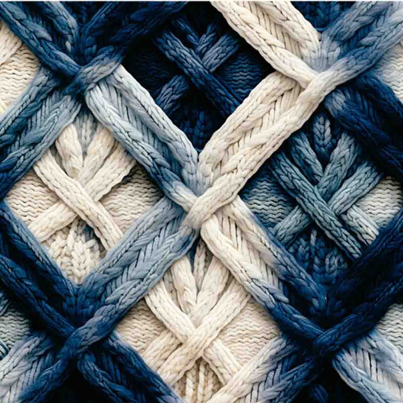 COLEÇÃO DIGITAL 3D - RENATA BLANCO - MACRAME AZUL - ( 82630 VAR,01 ) - C