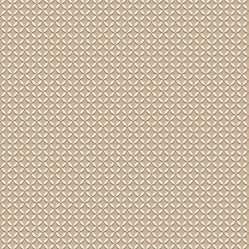 COLEÇÃO TULIPANO -STORIA STAMPA/ AMANDA ANSALDO -TRIC.DIGITAL - GEOMETRICO TULIPANO BEGE - ( 88606 var,02 ) - C