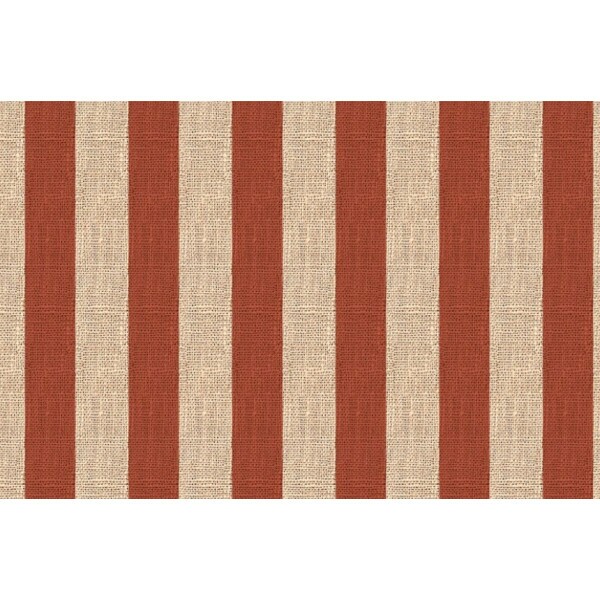 NV25 - SARJA DIGITAL HIDRORREPELENTE - COLEÇÃO LINHO LISTRADO - TERRACOTA 100% ALGODÃO 04604-001