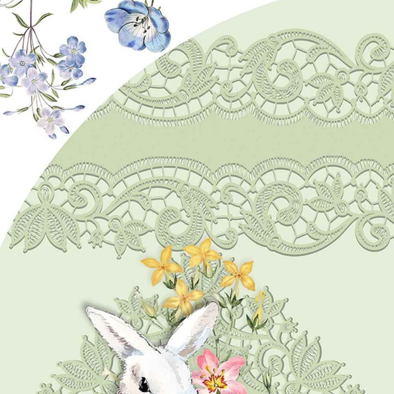 COL/ EASTER PARTY -TRIC.DIGITAL PASCOA 2024 - JOGOS DE SOUSPLAT VERDE -(81406 VAR,001 ) - C