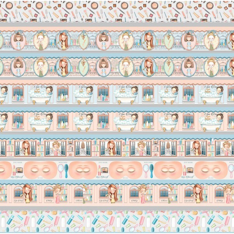 COLEÇÃO SPA PARTY POR STORIA STAMPA - TRIC. DIGITAL - BARRADO DE FAIXAS - 91175-01