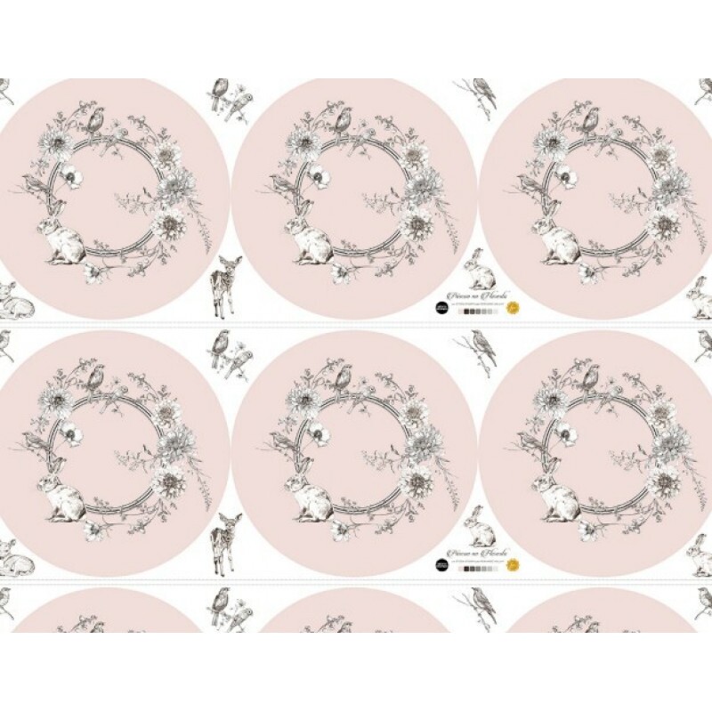 TRICOL. COLEÇÃO PASCOA 2026 - STORIA STAMPA - SOUSPLAT SILVESTRE ROSA - 100% ALGODÃO - A0651-001 TRICOL. COLEÇÃO PASCOA 2026 - STORIA STAMPA - SOUSPLAT SILVESTRE ROSA - 100% ALGODÃO - A0651-001