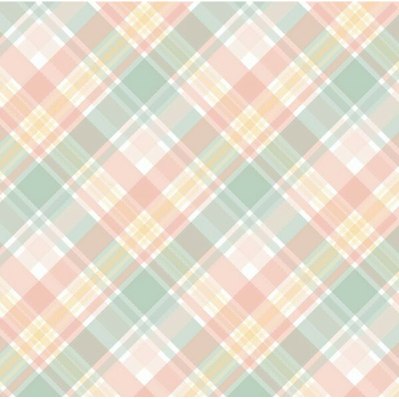 JA26 - TRICOL. COLEÇÃO XADREZ CANDY - XADREZ MAIOR ENVIESADO - 100% ALGODÃO 05346-001